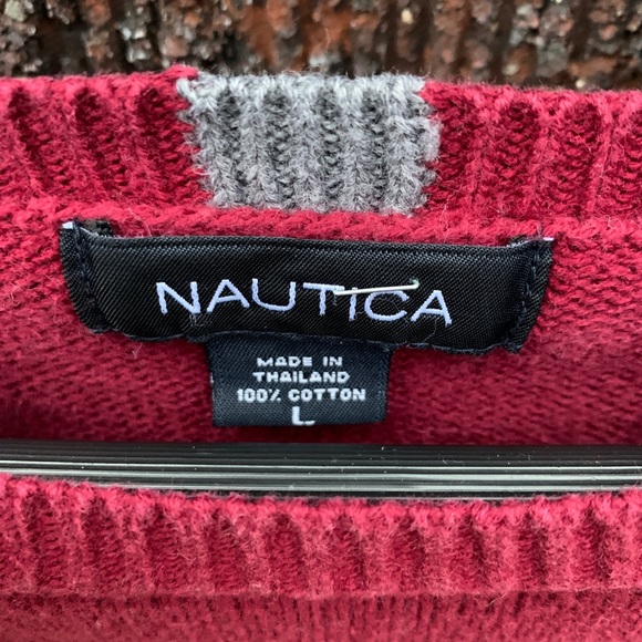 Vintage Nautica Sweater - Size Large - 8/10 - Picture 4 of 4